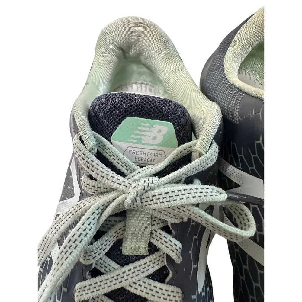 New Balance Sze 8 Boracay V4 Fresh Foam Running Sneaker Gray Blue Walking Travel